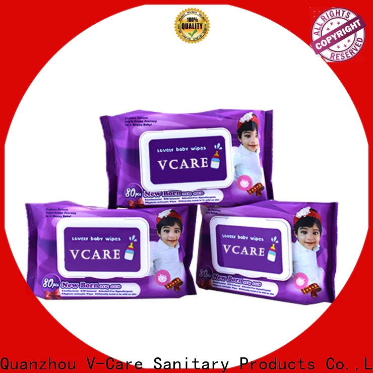 V-Care cheap wet wipes factory for baby