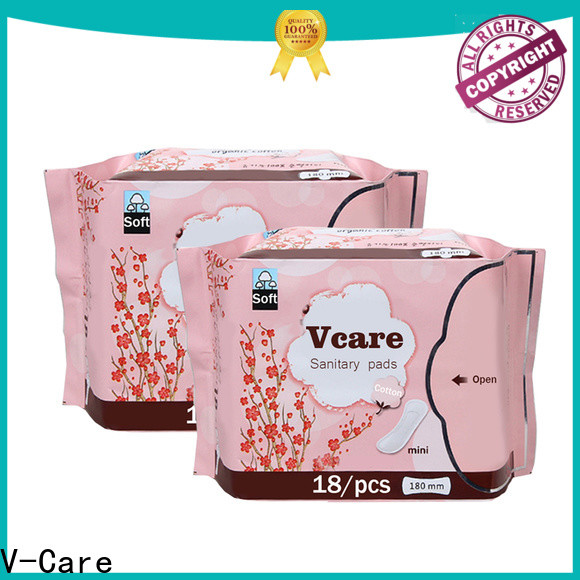 V-Care ultra thin low price sanitary pads company for ladies