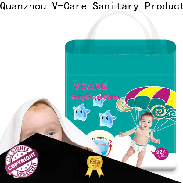 V-Care breathable cheap baby diapers company for baby