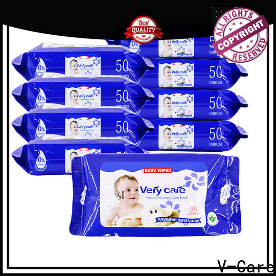 V-Care new custom wet wipes factory for baby