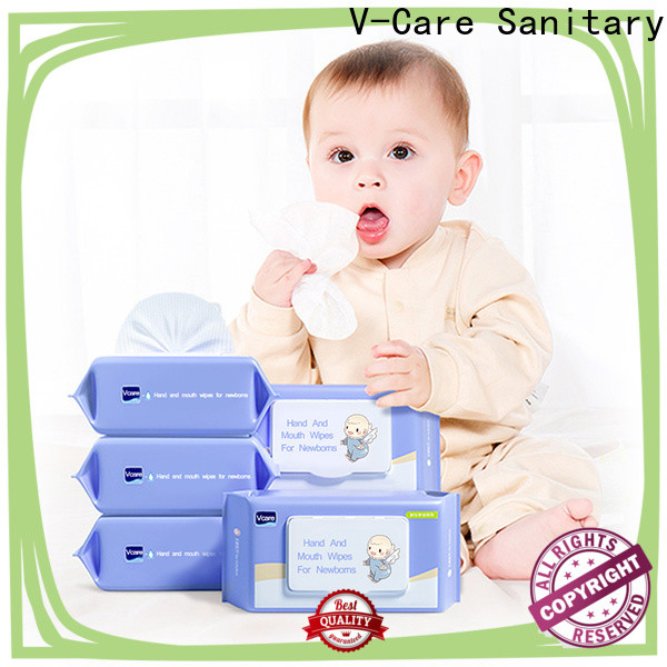 V-Care high-quality cleaning wet wipes supply for women