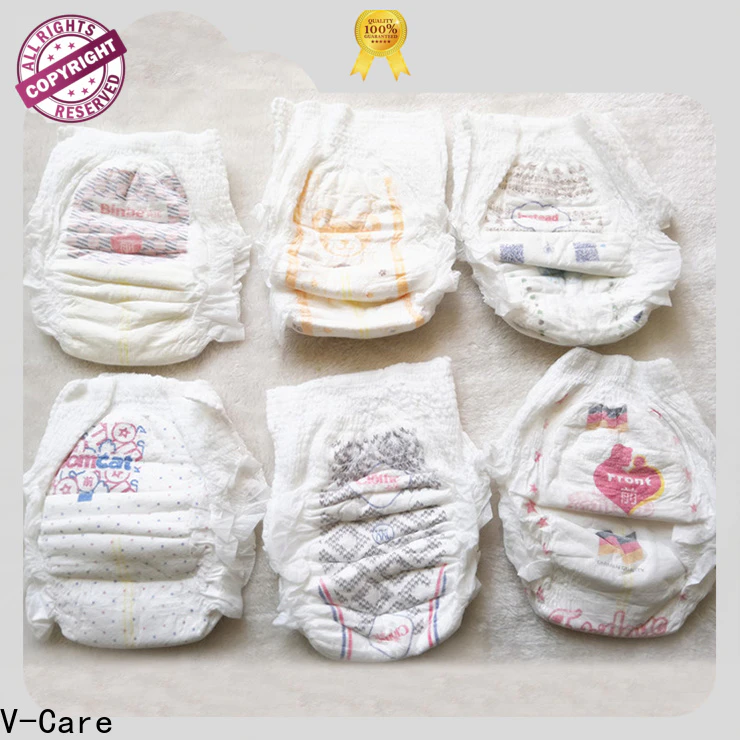 V-Care breathable best disposable baby diapers suppliers for sleeping