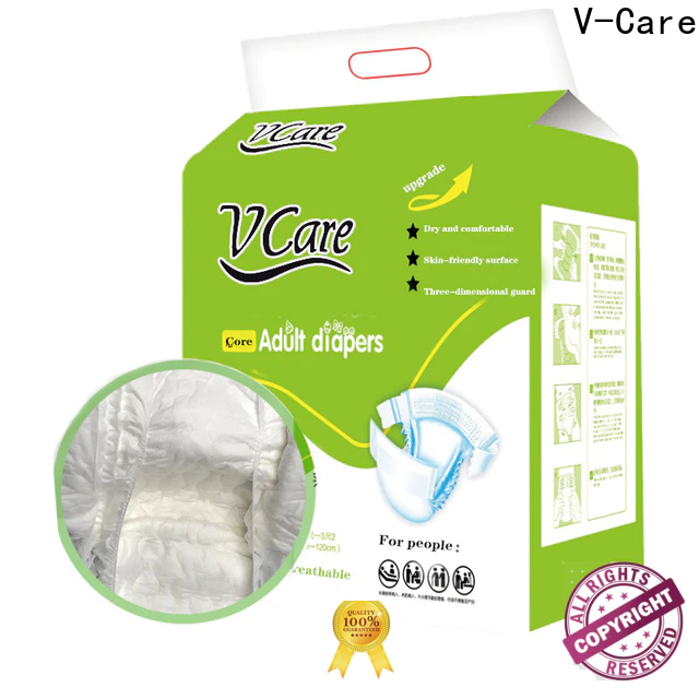 V-Care fast delivery custom adult diaper manufacturers for sale