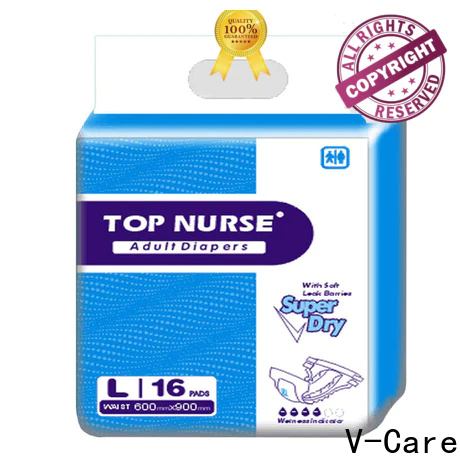 V-Care fast delivery adult disposable diapers supply for women