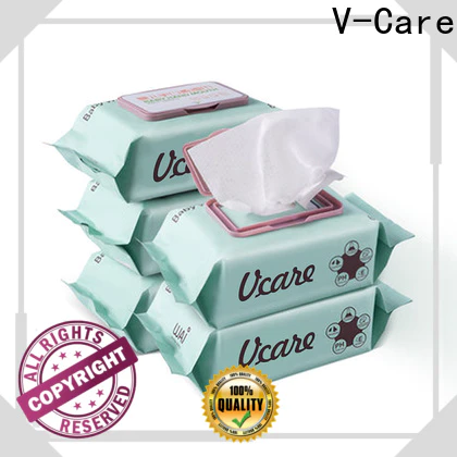 V-Care oem water wet wipes factory for adult