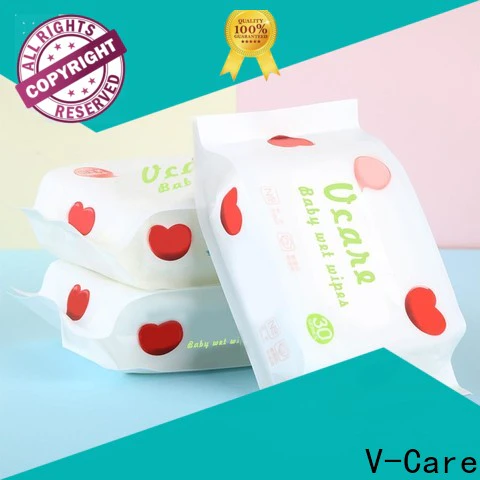 V-Care alcohol free bulk wet wipes suppliers for baby