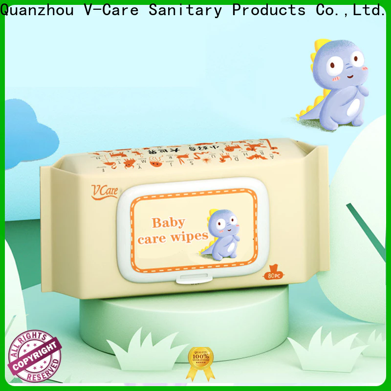 V-Care wholesale wet tissue wipes supply for baby