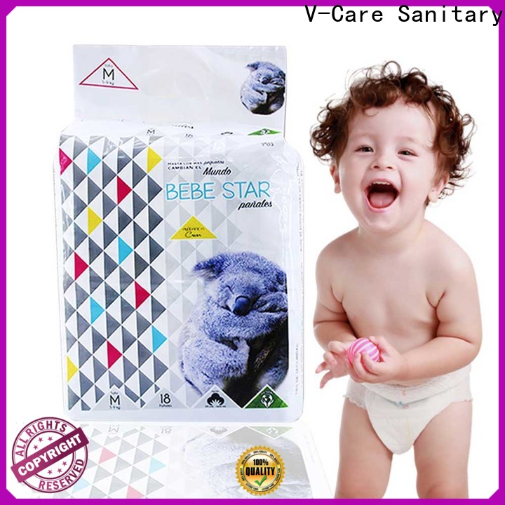 V-Care custom top baby diapers factory for sale