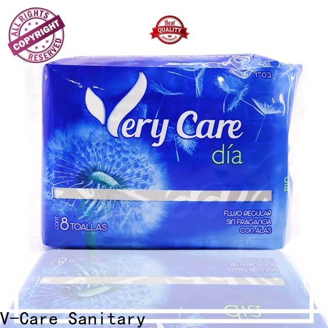 V-Care disposable sanitary napkins with custom services for women