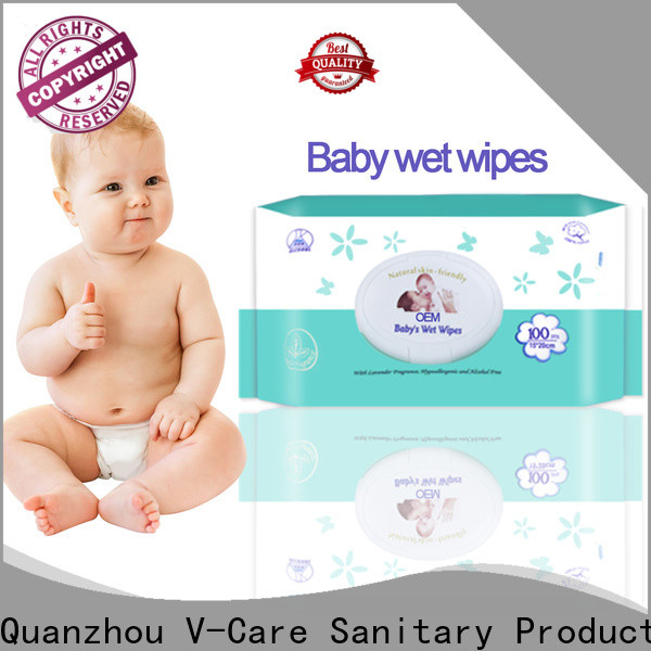 V-Care water wet wipes company for men