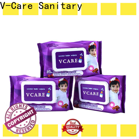V-Care oem wet tissue wipes company for adult
