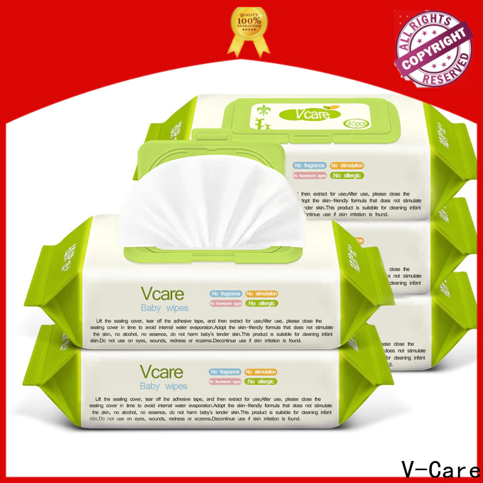 V-Care high-quality wet wipes wholesale manufacturers for baby