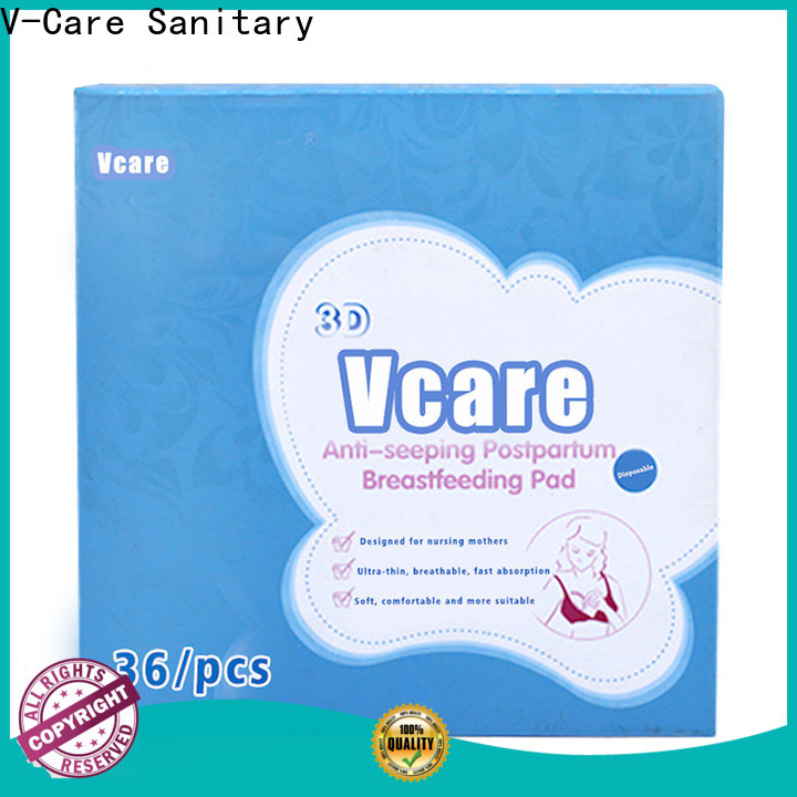 V-Care non woven fabric breast feeding pads supply for women