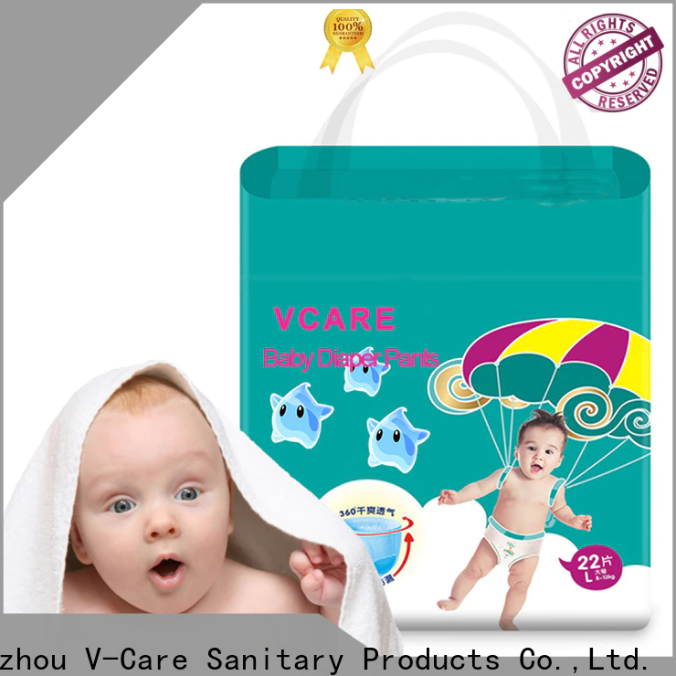V-Care cheap baby nappies factory for sale