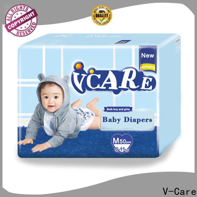 V-Care custom best cheap baby diapers suppliers for sleeping