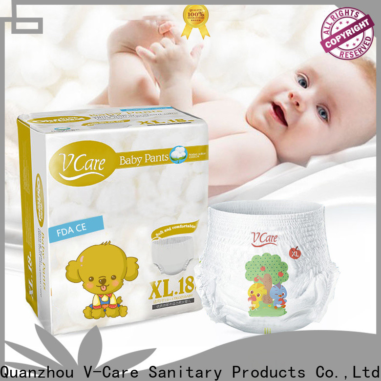 V-Care baby pull ups diapers manufacturers for sleeping