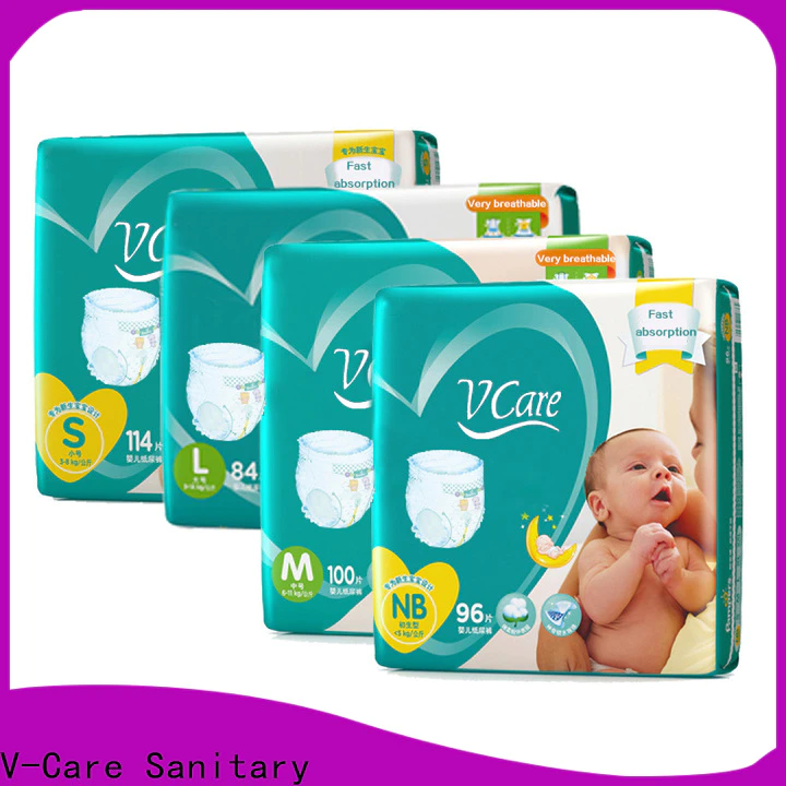 V-Care breathable best newborn nappies factory for sleeping