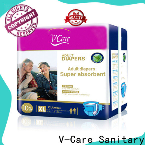 V-Care adult nappies with custom services for women