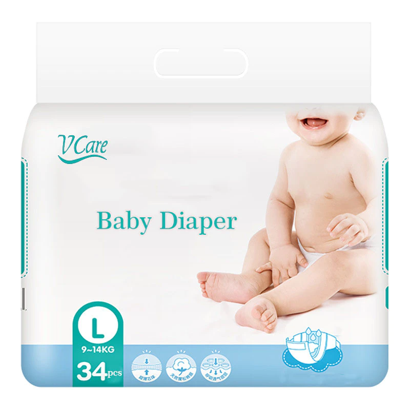 Manufacturer Infant Toddler Super Soft Disposable Absorbing Urine Baby Diapers