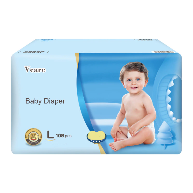 High Quality Super Absorbent Disposable New Born Baby Diaper