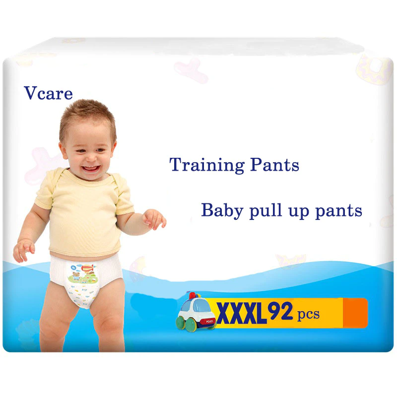 High Quality Factory Absorbency Training Pants Baby Diapers Nappies Pull Up Pants