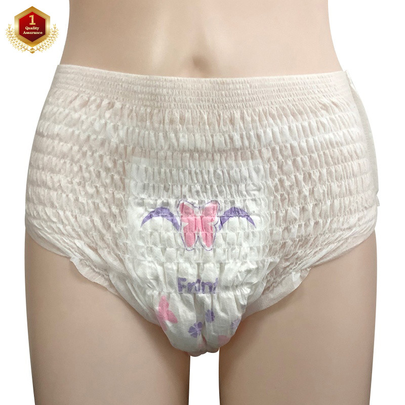 Biodegradable Adult Ladies Night Use Sanitary Napkin Pants With Underpad Comfort Sanitary Pad Period Pants