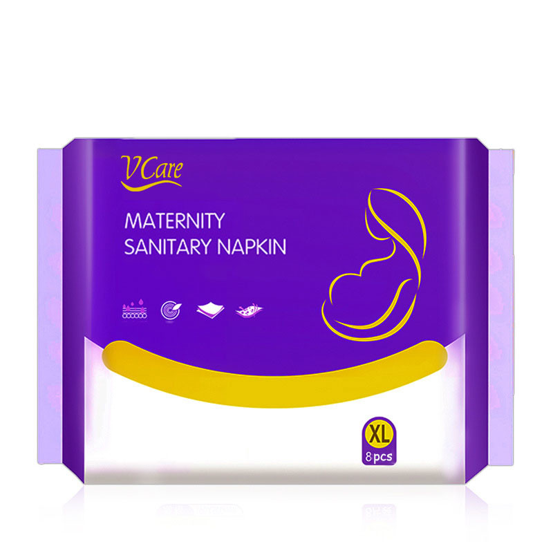 Factory Feminine hygiene Highly Absorption Cotton Disposable Pregnancy Posparto Sanitary Napkin Postpartum Pad
