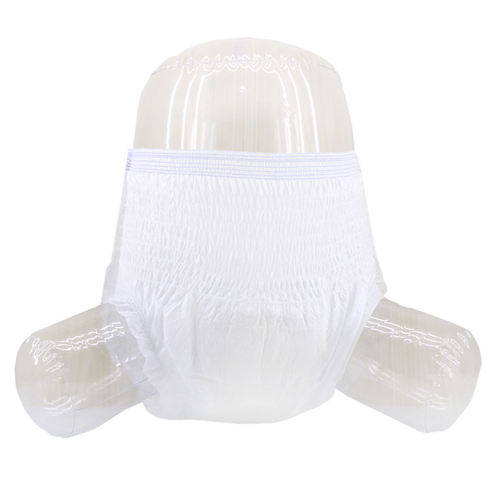 Wholesale Elastic Waistband Pull-Up Panty Type Adult Diaper Disposable Pullups for Adult