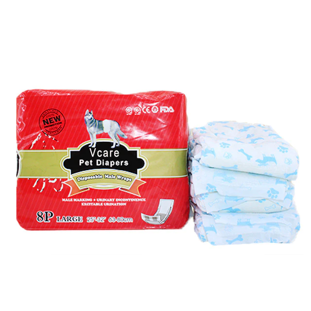 Soft Disposable Pet Diaper For Dog With Super Absorption Core