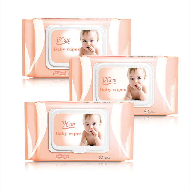 Customizable Private Label 80 Pieces Of Fast Antibacterial Wipes Cleaning Mini Single Piece Wipes