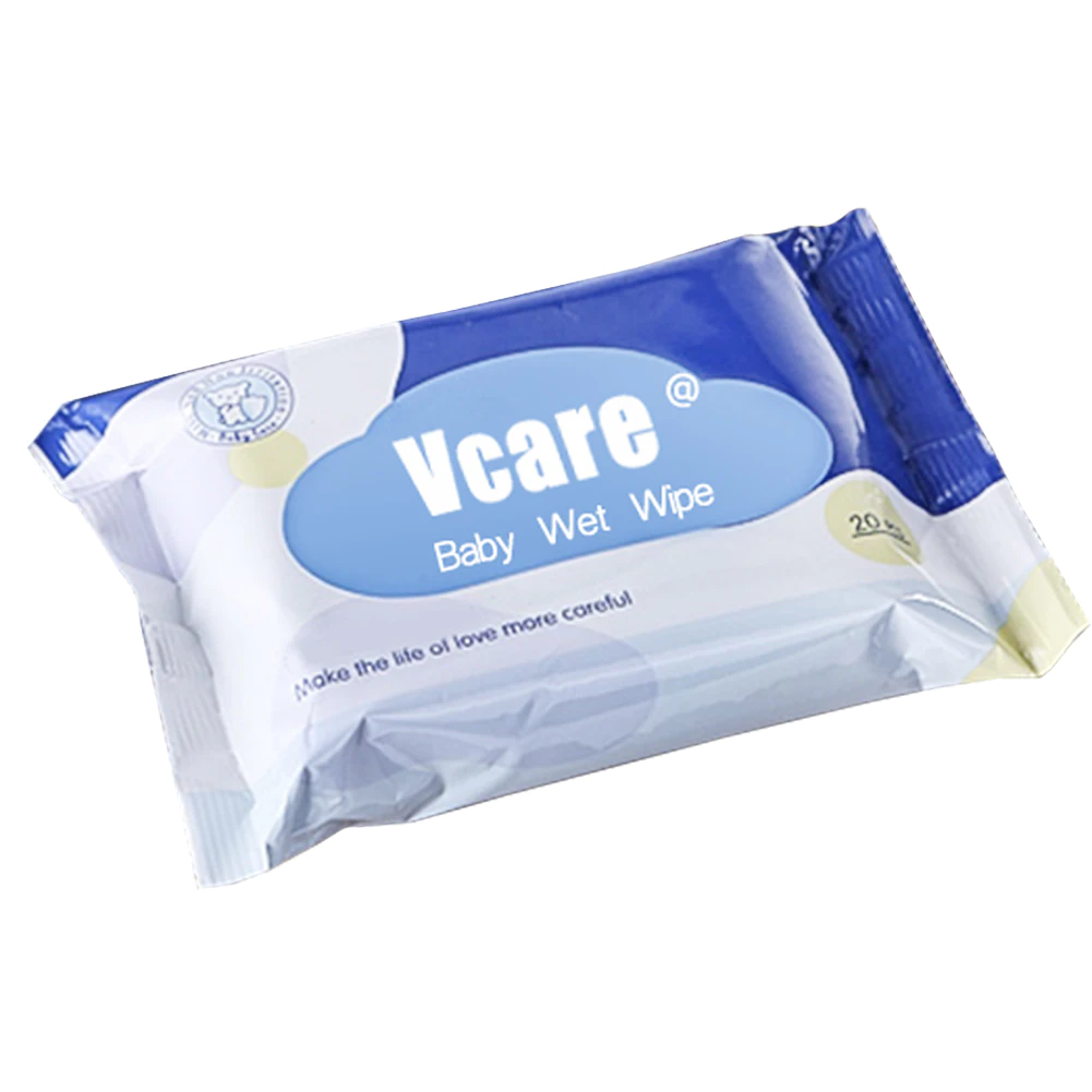 Eco Friendly Biodegradable Baby Wipes, Water Wipes Babies 99.9 Pure Water Design in China