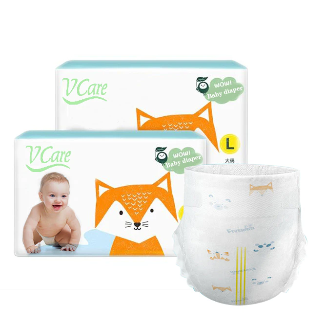China Wholesale Manufacturer Of Disposable Diapers For Baby Diapers