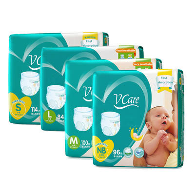 Wholesale B-level Baby Diapers With Strong Water Absorption Effect, Factory Diapers In Bales Uses Natural Organic Cotton