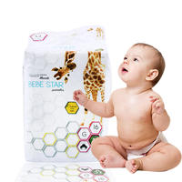 Breathable disposable white cotton baby diapers wholesale baby diapers A grade diapers wholesale spot wholesale