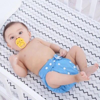 Wholesale Price Baby Nappy Reusable Organic Cotton Diaper, Newborn Baby Cloth Diapers Washable