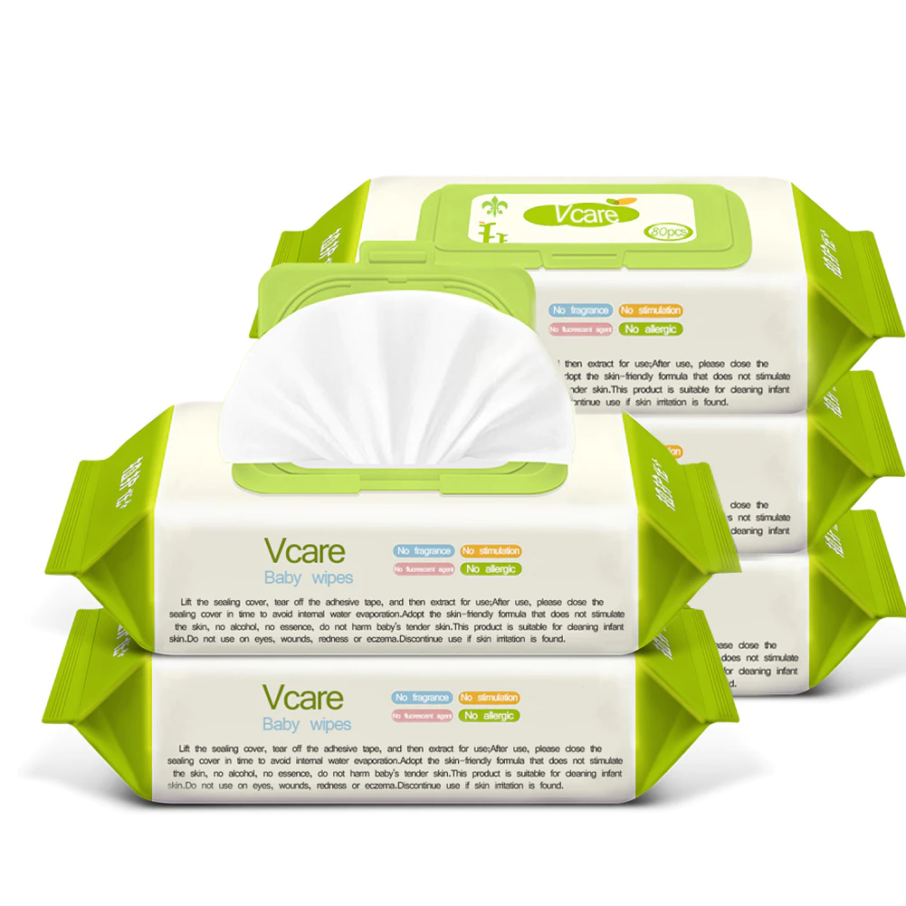 Plant Essence Wet Wipes Logo Production Line, Wet Wipes OEM (plastic box)