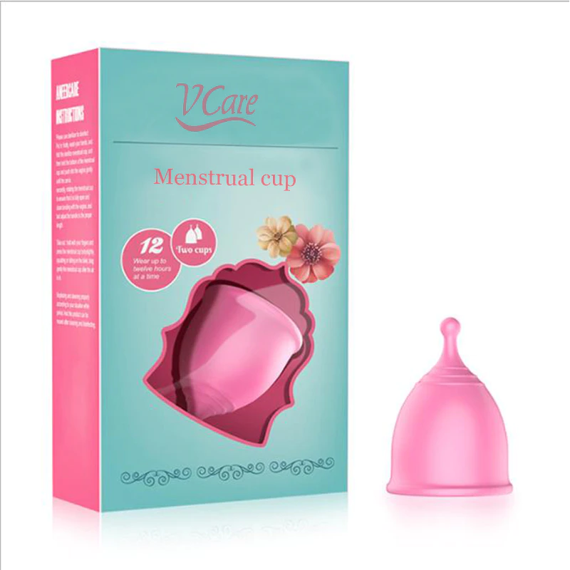 Menstrual women Organic Foldable 100% Medical Silicone Reusable Menstrual Cup