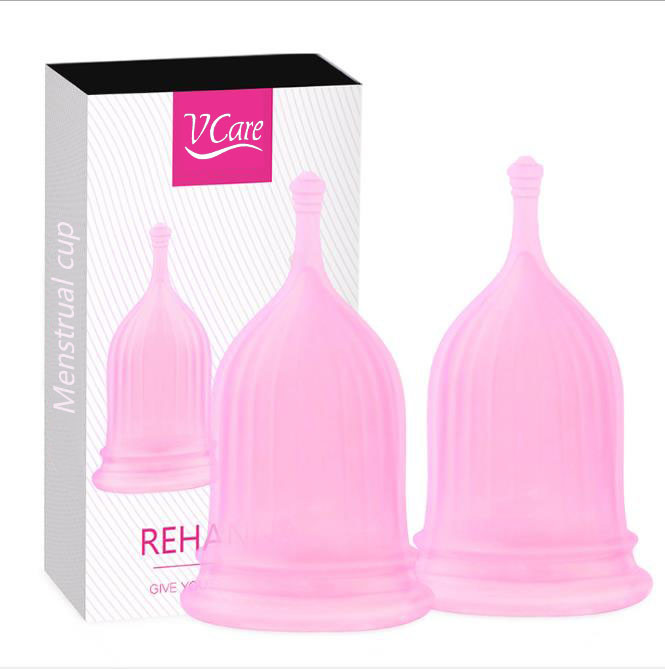 100% Medical Silicone Reusable CE Menstrual Cup For Women