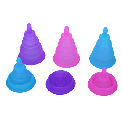 Reusable Foldable Cup Silicone Collapsible Sterilizer for Menstrual Cups