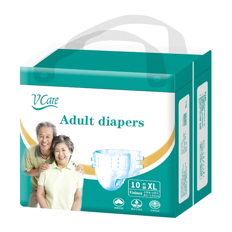 Cheap Plastic Backed Eco Friendly Adult Cotton Diaper Manufacturer In China