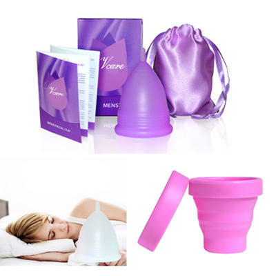Free Sample Menstrual Lady Cup Organic Washable Protect
