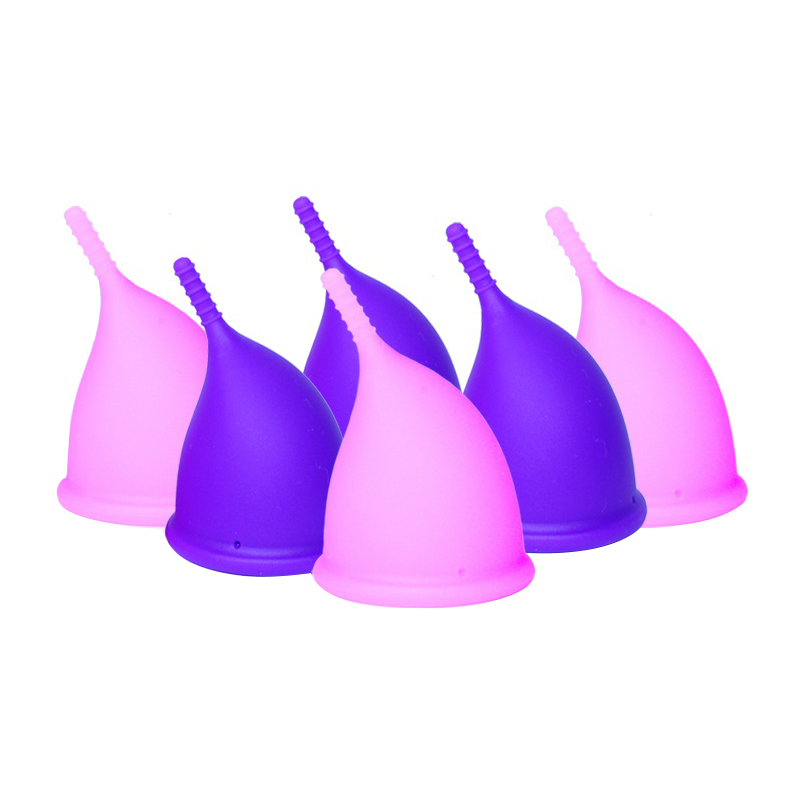 OEM Customized Women's Reusable Menstrual Cup Silicone Menstrual Cup Set Bid Farewell To Tampons