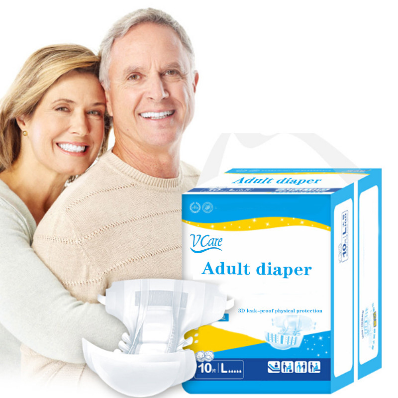 Disposable Senior Adult Diapers From Chinese Manufacturer Adult Incontinence Diaper L/XL size 10 Count