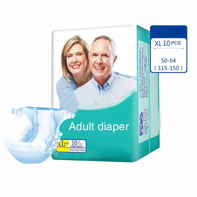 Factory Wholesale Adult Diapers with Prints, Adult Baby Boy Diapers Free Sample Disposable Diapers Non Woven Fabric Magic Tape