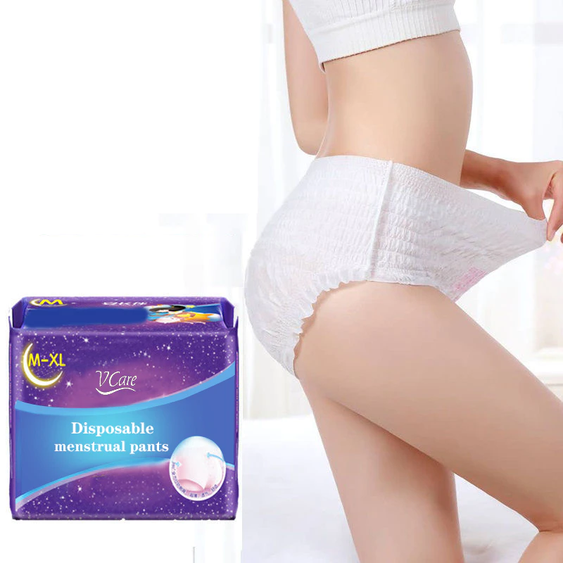 Customized Personal Logo Womens Boxer Shorts Menstrual Pants Processing Disposable Panties