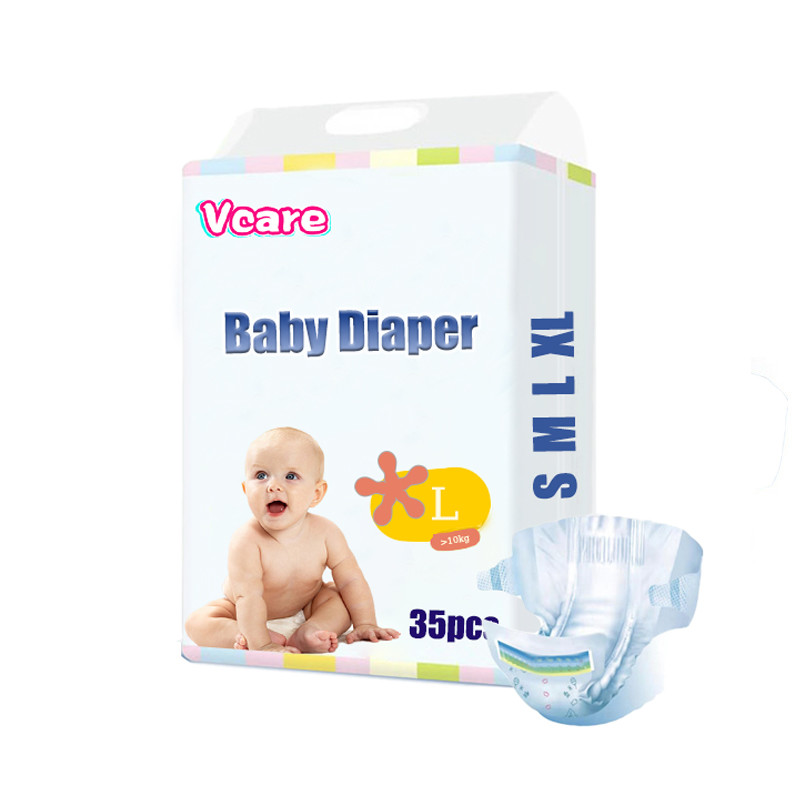 Factory Competive Price Breathable Surface Baby Nappies Coloful Printed Disposable Baby Diaper Manufacturer