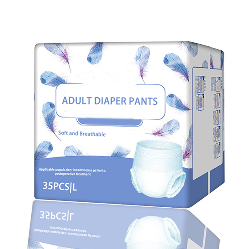 Breathable Backsheet Adult Diaper Pull up Diaper Pants Adult