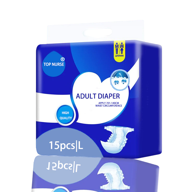 Super Absorbent Polymer Incontinence Adults Diapers With PP Tape