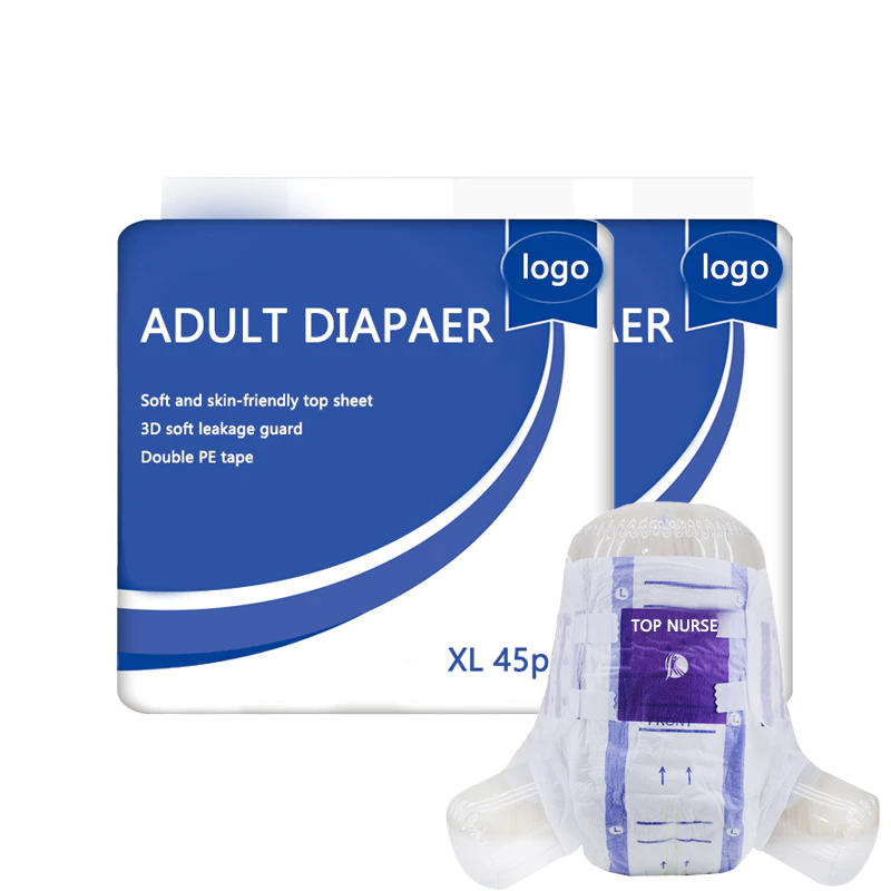 Hot Selling Wholesale Fluff Pulp Incontinence Adult Diaper for Old People