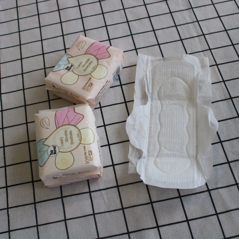 Sanitary napkin new night use, cotton super absorbent disposable sanitary napkin advanced daytime
